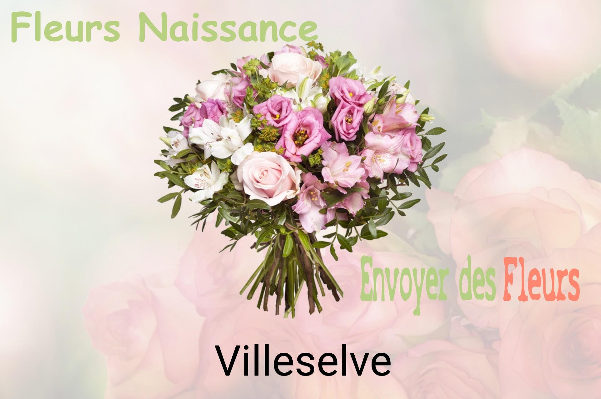Bouquet de fleurs de naissance livré à Villeselve